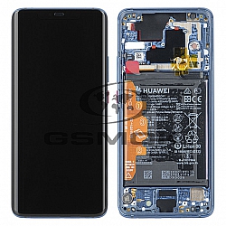LCD Display HUAWEI MATE 20 PRO WITH FRAME AND BATTERY BLUE 02352GFX ORIGINAL SERVICE PACK