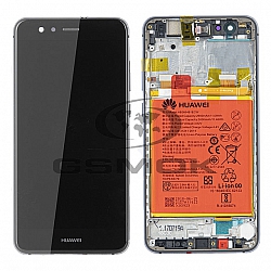 LCD Display HUAWEI P10 LITE WAS-LX1A WITH FRAME AND BATTERY BLACK 02351FSE 02351FSG ORIGINAL SERVICE PACK