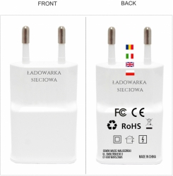 LEAFLET WALL CHARGERS 95X95MM