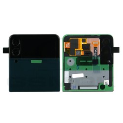 TOP BATTERY COVER HOUSING WITH SUB LCD SAMSUNG F711 GALAXY Z FLIP 3 GREEN GH97-27031C GH97-26773C ORIGINAL SERVICE PACK