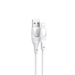 CABLE USB TO LIGHTNING 2.4A 1M XO NB238 WHITE
