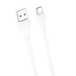 CABLE USB TO USB-C 2.1A 1M XO NB200 WHITE