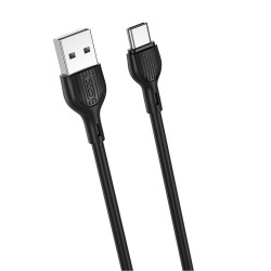 CABLE USB TO USB-C 2.1A 1M XO NB200 BLACK