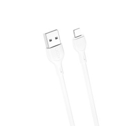 CABLE USB LIGHTNING 2.1A 1M XO NB200 WHITE