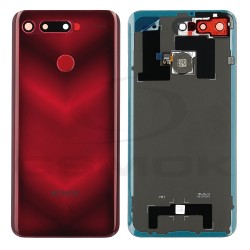 BATTERY COVER HOUSING HUAWEI HONOR VIEW 20 RED WITH LENS OF CAMERA AND FINGERPRINT READER 02352LNW ORIGINAL SERVICE PACK