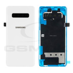 BATTERY COVER HOUSING SAMSUNG G975 GALAXY S10 PLUS CERAMIC WHITE WITH LENS OF CAMERA GH82-18867B ORIGINAL SERVICE PACK
