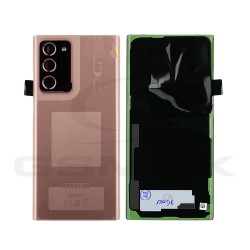 BATTERY COVER HOUSING SAMSUNG N985 N986 GALAXY NOTE 20 ULTRA MYSTIC BRONZE WITH LENS OF CAMERA GH82-23281D GH82-27259D ORYGINAŁ SERVICE PACK