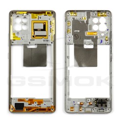 MIDDLE COVER SAMSUNG A217 GALAXY A21S WHITE / GRAY GH97-25855B ORIGINAL SERVICE PACK