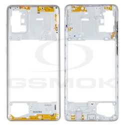 MIDDLE COVER SAMSUNG A715 GALAXY A71 SILVER GH98-44756B ORIGINAL SERVICE PACK