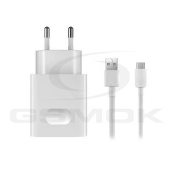 TRAVEL CHARGER HUAWEI QUICK CHARGE 18W AP32 + CABLE USB-C 1M WHITE 02452156 ORIGINAL BLISTER