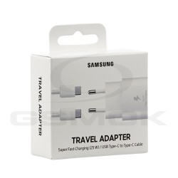WALL CHARGER SAMSUNG EP-TA800XWEGWW 25W FAST CHARGER WHITE ORIGINAL BOX