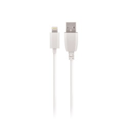 CABLE USB TO LIGHTNING MAXLIFE 2M 2A WHITE