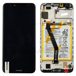OUTLET LCD Display HUAWEI Y6 2018 WITH FRAME AND BATTERY BLACK 02353MFA ORIGINAL SERVICE PACK
