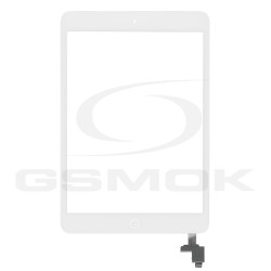 TOUCH PAD IPAD MINI 1 (A1432, A1454, A1455) WHITE WITH IC SYSTEM AND STICKER AND HOME