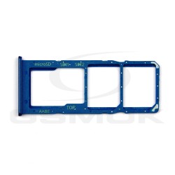 DUAL SIM CARD AND MEMORY CARD HOLDER SAMSUNG A125 A127 GALAXY A12 BLUE GH98-46124C [ORIGINAL]