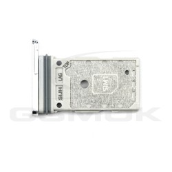 SIM CARD AND MEMORY CARD HOLDER SAMSUNG S908 GALAXY S22 ULTRA WHITE GH98-47138C [ORIGINAL]