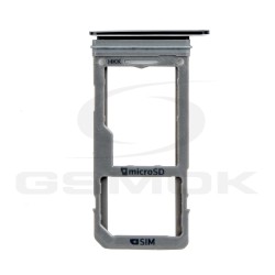 SIM CARD + SD HOLDER SAMSUNG GALAXY G950 S8 BLACK