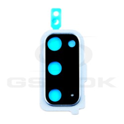 LENS OF CAMERA SAMSUNG G980 GALAXY S20 4G / G981 GALAXY S20 5G BLUE WITH FRAME AND STICKER
