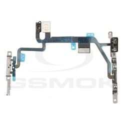 FLEX CABLE IPHONE 8 / SE 2020 VOLUME ON/OFF WITH METAL PLATE
