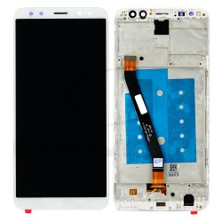 LCD Display HUAWEI MATE 10 LITE RNE-L01,RNE-L21 WHITE / GOLD WITH FRAME NO LOGO [RMORE]