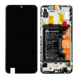 LCD Display HUAWEI P SMART 2020 WITH FRAME AND BATTERY BLACK 02353RJT ORIGINAL SERVICE PACK