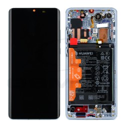 LCD Display HUAWEI P30 PRO WITH FRAME AND BATTERY BREATHING CRYSTAL 02353FUT ORIGINAL REFURBISHED SERVICE PACK