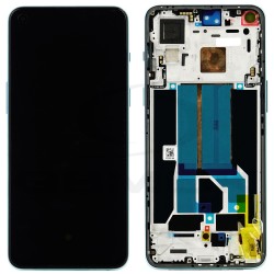 LCD Display ONEPLUS NORD 2 5G BLUE WITH FRAME 4907924 2011100359 ORIGINAL SERVICE PACK
