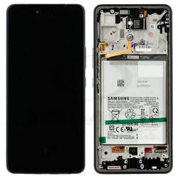LCD Display SAMSUNG A536 GALAXY A53 5G BLACK WITH BATTERY GH82-28026A ORIGINAL SERVICE PACK