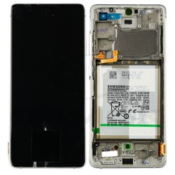 LCD Display SAMSUNG G781 GALAXY S20 FE CLOUD WHITE WITH BATTERY GH82-24479B ORIGINAL SERVICE PACK