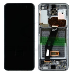 LCD Display SAMSUNG G980 G981 GALAXY S20 COSMIC GRAY WITH FRAME WITHOUT CAMERA GH82-31434A GH82-31433A GH82-31432A ORIGINAL SERVICE PACK