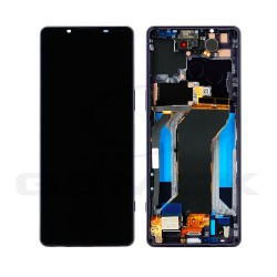 LCD Display SONY XPERIA 1 IV WITH FRAME PURPLE A5046144A ORIGINAL SERVICE PACK
