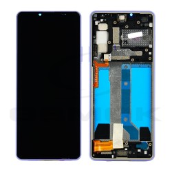 LCD Display SONY XPERIA 10 IV WITH FRAME VIOLET A5047176A ORIGINAL SERVICE PACK