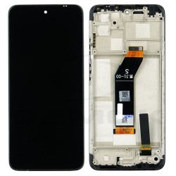 LCD Display XIAOMI REDMI 10 BLACK WITH FRAME [RMORE]