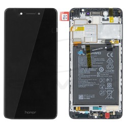 LCD Display HUAWEI HONOR 6C WITH FRAME AND BATTERY GREY 02351FUV ORIGINAL SERVICE PACK