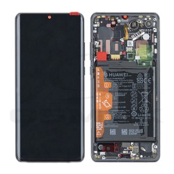 LCD Display HUAWEI P30 PRO WITH FRAME AND BATTERY BLACK 02352PBT 02354NAC 02355MUL 02355UMW ORIGINAL SERVICE PACK