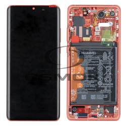 LCD Display HUAWEI P30 PRO WITH FRAME AND BATTERY AMBER 02352PGK 02353FUU 02355MUP ORIGINAL SERVICE PACK