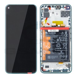 LCD Display HUAWEI P40 LITE 5G WITH FRAME AND BATTERY GREEN 02353SUP ORIGINAL SERVICE PACK