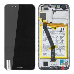 LCD Display HUAWEI Y6 2018 WITH FRAME AND BATTERY BLACK 02353MFA ORIGINAL SERVICE PACK
