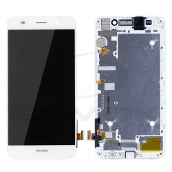 LCD Display HUAWEI Y6 4G SCL-L31 SCL-L21 WITH FRAME WHITE 02350LTV ORIGINAL SERVICE PACK