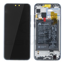 LCD Display HUAWEI Y9 2019 WITH FRAME AND BATTERY BLACK 02352EQC ORIGINAL SERVICE PACK