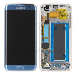 LCD Display SAMSUNG G935 GALAXY S7 EDGE BLUE WITH FRAME GH97-18533G, GH97-18767G ORIGINAL SERVICE PACK