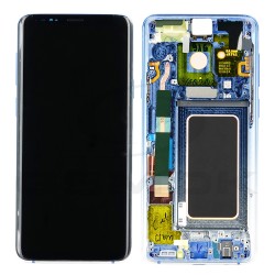 LCD Display SAMSUNG G965 GALAXY S9 PLUS POLARIS BLUE WITH FRAME GH97-21691G ORIGINAL SERVICE PACK