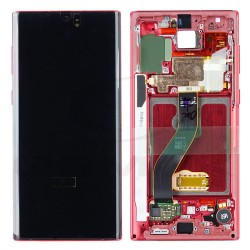 LCD Display SAMSUNG N970 GALAXY NOTE 10 AURA RED WITH FRAME GH82-20817E GH82-20818E ORIGINAL SERVICE PACK