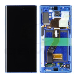 LCD Display SAMSUNG N975 GALAXY NOTE 10 PLUS AURA BLUE WITH FRAME GH82-20900D GH82-20838D ORIGINAL SERVICE PACK