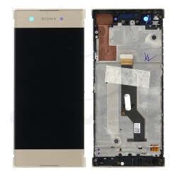 LCD Display SONY XPERIA XA1 G3121 WITH FRAME GOLD U50044981 ORIGINAL SERVICE PACK