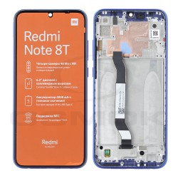 LCD Display XIAOMI REDMI NOTE 8T WITH FRAME BLUE 5600030C3X00 ORIGINAL SERVICE PACK