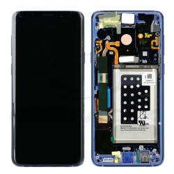LCD Display SAMSUNG S965 GALAXY S9 PLUS BLUE WITH BATTERY GH82-15977D ORIGINAL SERVICE PACK
