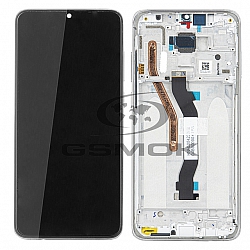 LCD Display XIAOMI REDMI NOTE 8 PRO WITH FRAME WHITE 56000300G700 56000B00G700 ORIGINAL SERVICE PACK