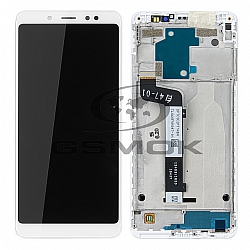 LCD Display XIAOMI REDMI NOTE 5 WITH FRAME WHITE 560410020033 ORIGINAL SERVICE PACK