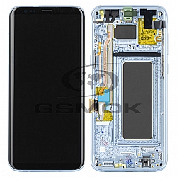 LCD Display SAMSUNG G955 GALAXY S8 PLUS BLUE WITH FRAME GH97-20470D GH97-20565D GH97-20564D ORIGINAL SERVICE PACK